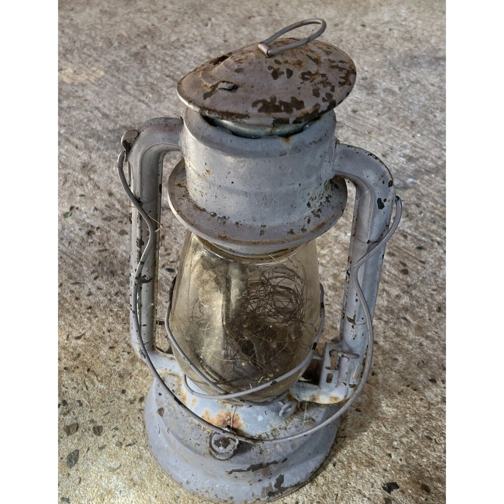 Vintage Dietz No 2 D-Lite Kerosene Railroad Cold Blast Lantern Lamp  15"H
